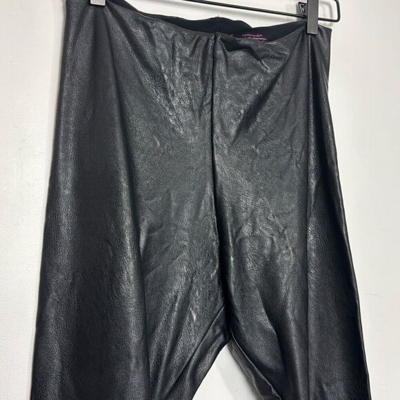 Commando Black Faux Leather Leggings XL - Picture 4 of 6